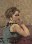 Frau in Blau camille corot